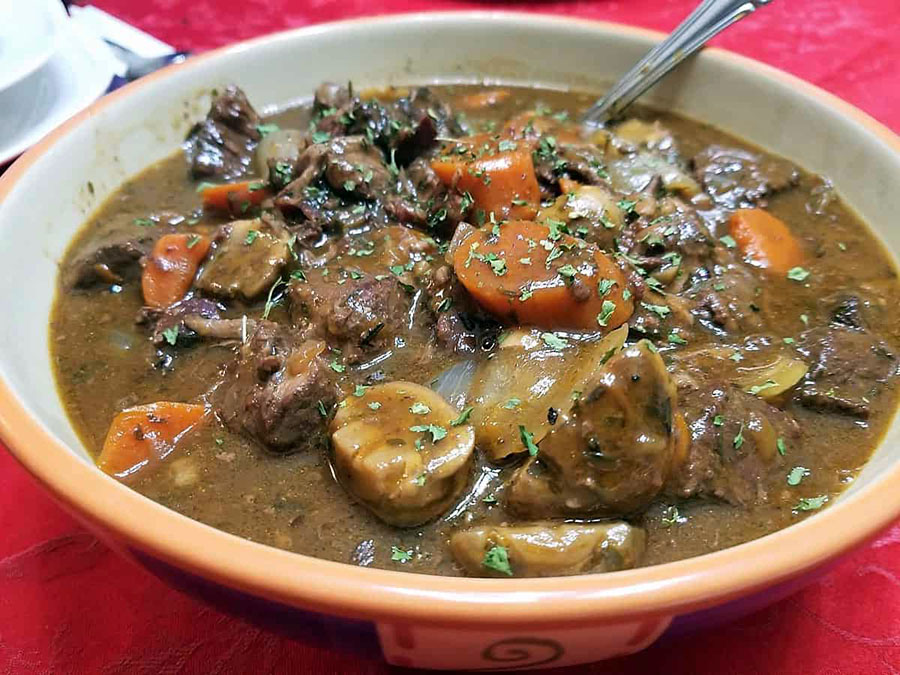 Beef bourguignon