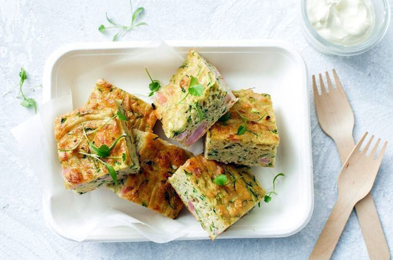 Australia’s favourite classic zucchini slice recipe