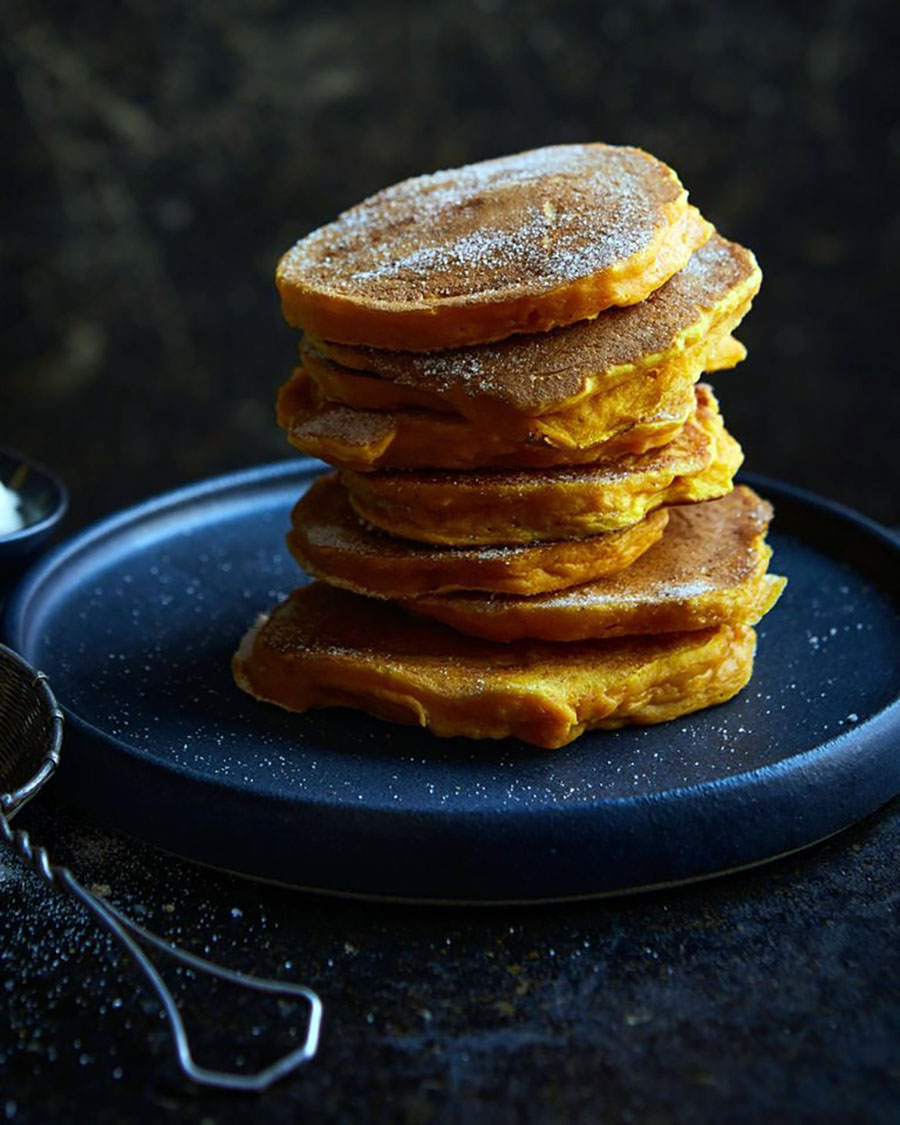 Pumpkin pancakes